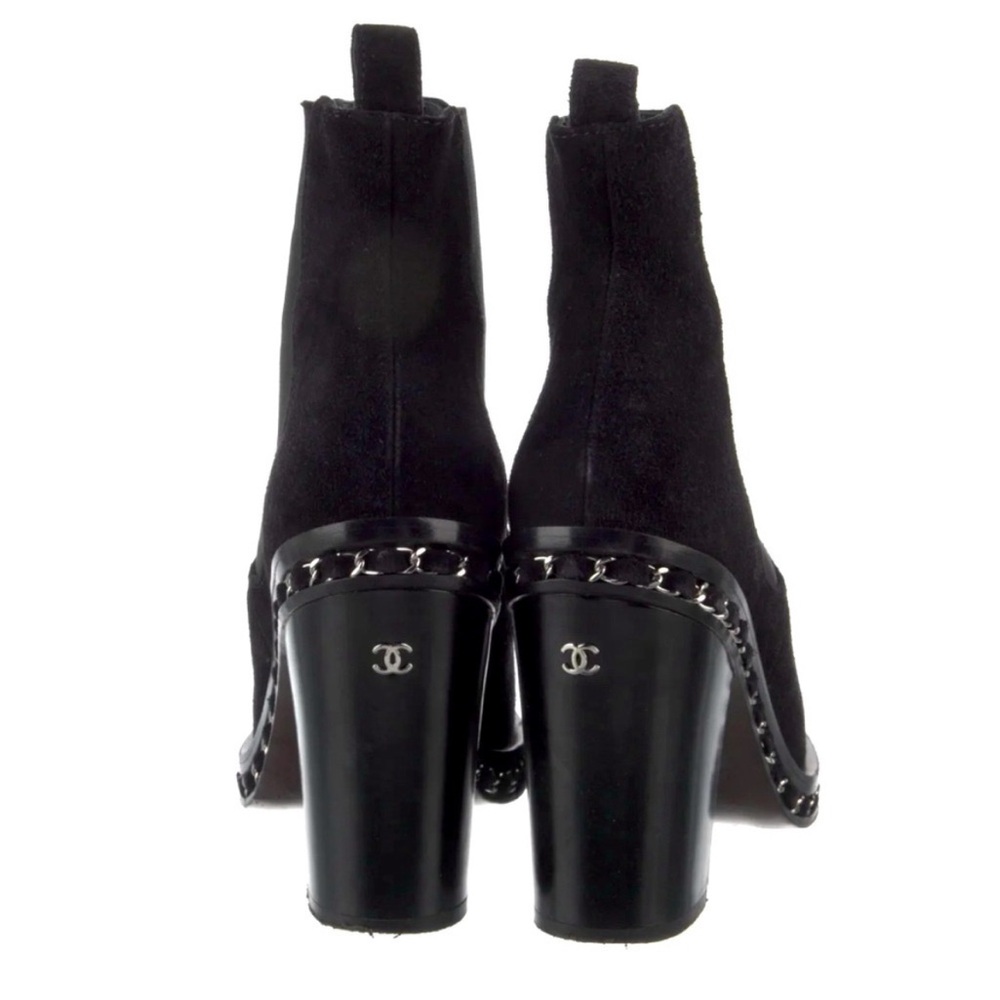 Chanel Suede Boots